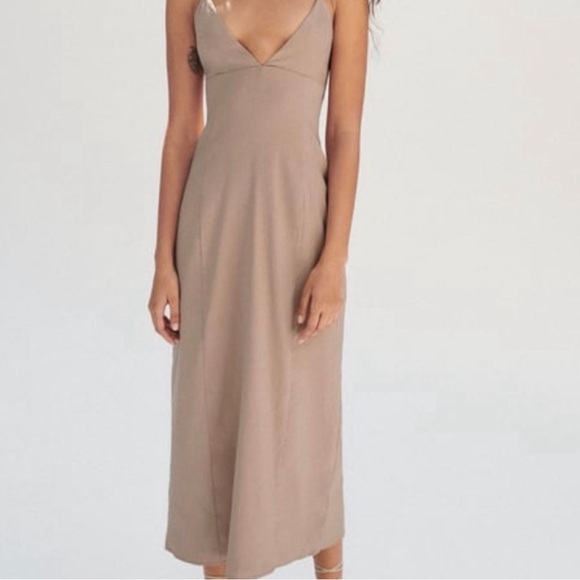 Zara Dresses & Skirts - Zara Women’s Strappy Maxi Dress in Nude